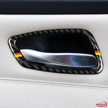DynaCarbon™️ Carbon Fiber 4PCS Full Set Door Handle Frame Trim Overlay for BMW E90 E92 3 Series