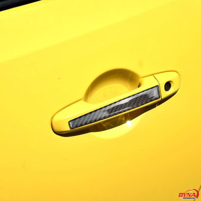 DynaCarbon™️ Carbon Fiber 2PCS Carbon Fiber Protective Door Handle Trim Overlay for Toyota 86 2013-2017
