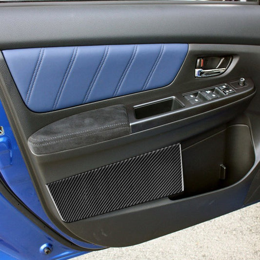 DynaCarbon™ 4 PCS Carbon Fiber Front/Rear Door Panel For Subaru WRX 2015-2021