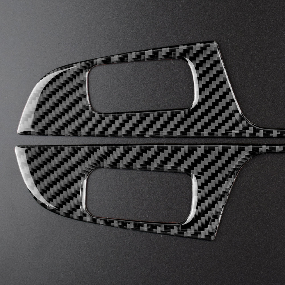 DynaCarbon™ 7 PCS Carbon Fiber Front/Rear Door Trims For Subaru WRX 2015-2016