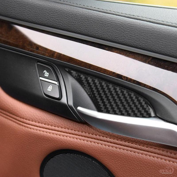 DynaCarbon™️ Carbon Fiber 4PCS Inner Door Handle Trim Overlay for BMW F15 X5 F16 X6