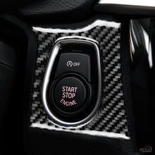 DynaCarbon™️ Carbon Fiber Start/Stop Engine Button Frame Trim Overlay for BMW F30 F32 320i F34 GT 3 Series 4 Series