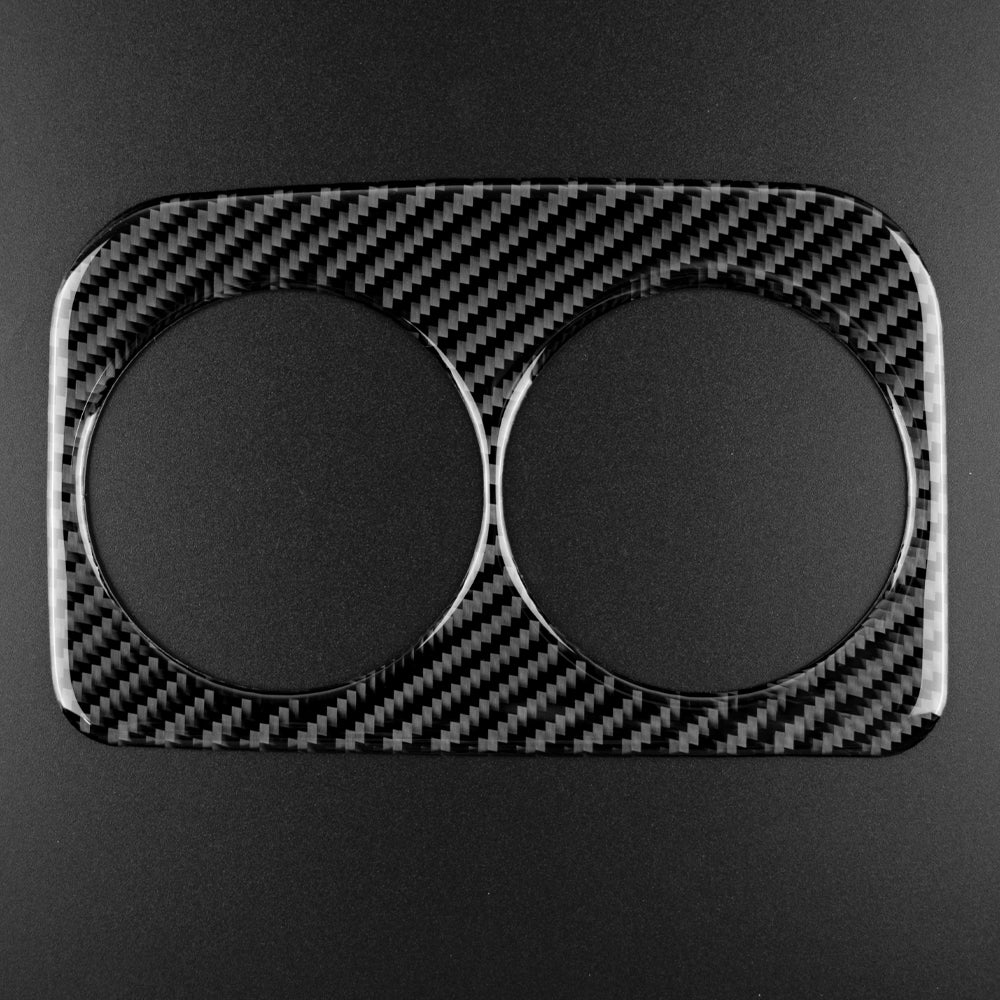 DynaCarbon™ Carbon Fiber Cup Holder Cover Trim For Subaru WRX 2015-2021