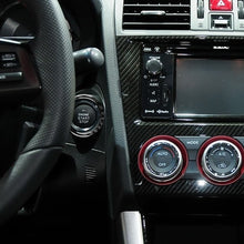 DynaCarbon™ Carbon Fiber Start Stop Button Ring Cover For Subaru WRX 2015-2021