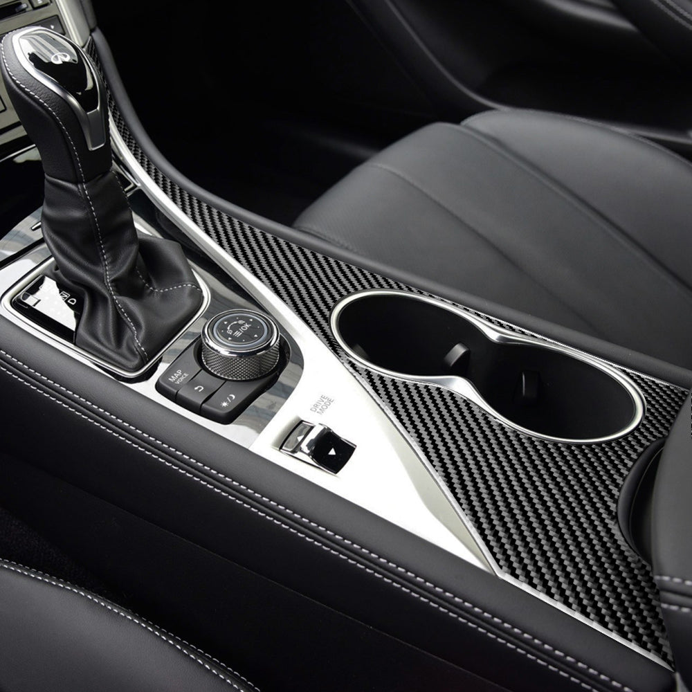 DynaCarbon™ Front Cup Holder Trim for Infiniti Q50/Q60 2013-2022