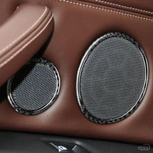 DynaCarbon™️ Carbon Fiber Audio Speakers Cover Trim Overlay for BMW X5 X6 E70 E71 F15 F16