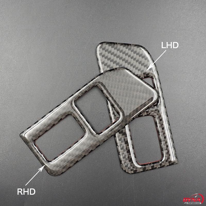 DynaCarbon™️ Carbon Fiber Trunk Control Trim Overlay for Subaru BRZ 2013-2016