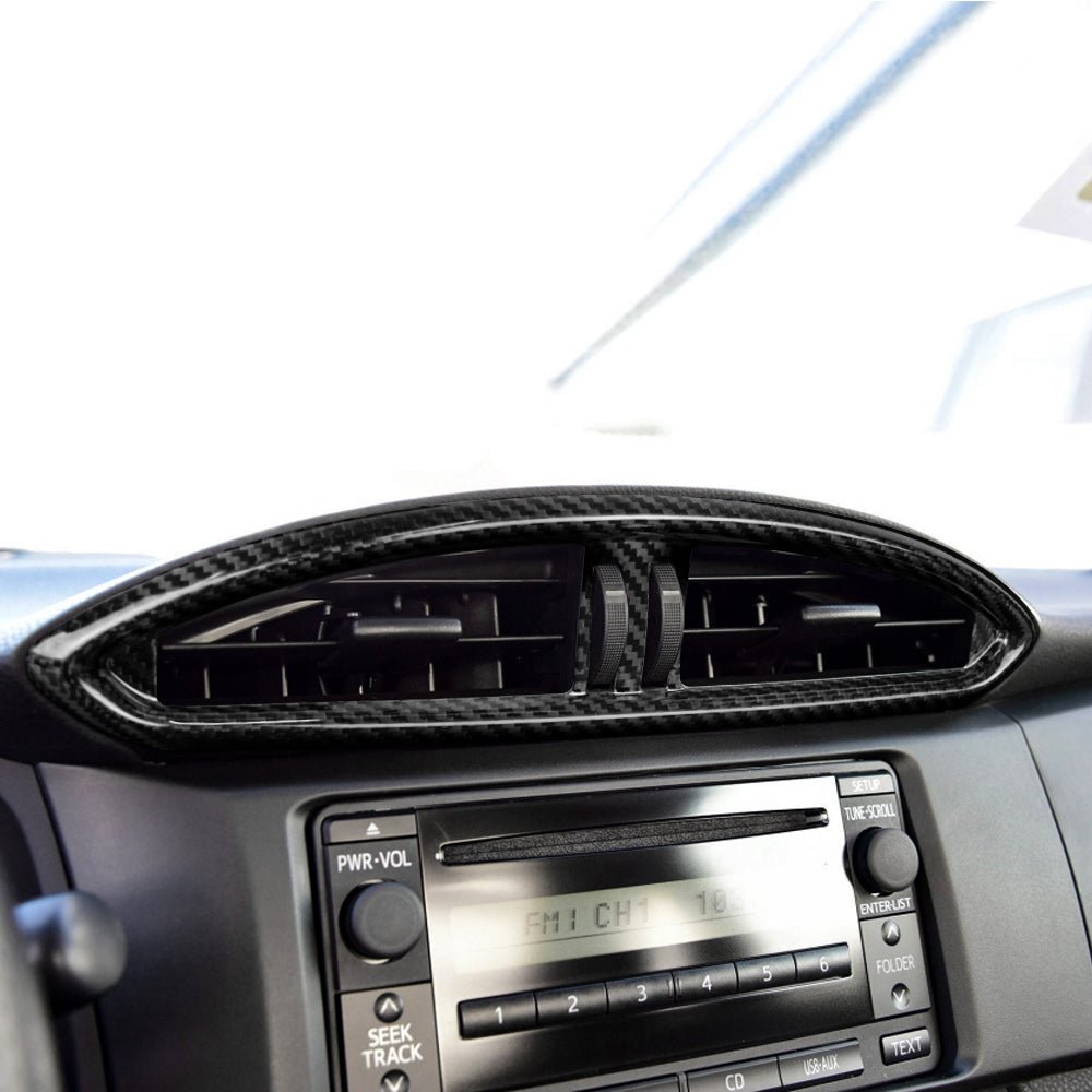 DynaCarbon™️ Hard Carbon Central Control Air Outlet Cover for Subaru BRZ / Toyota 86 2013-2020