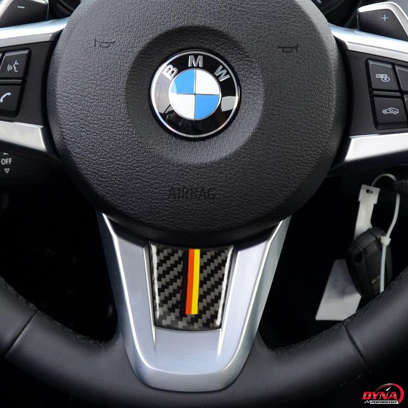 DynaCarbon™️ Carbon Fiber Steering Wheel Trim Overlay for BMW Z4 E89 2009-2015