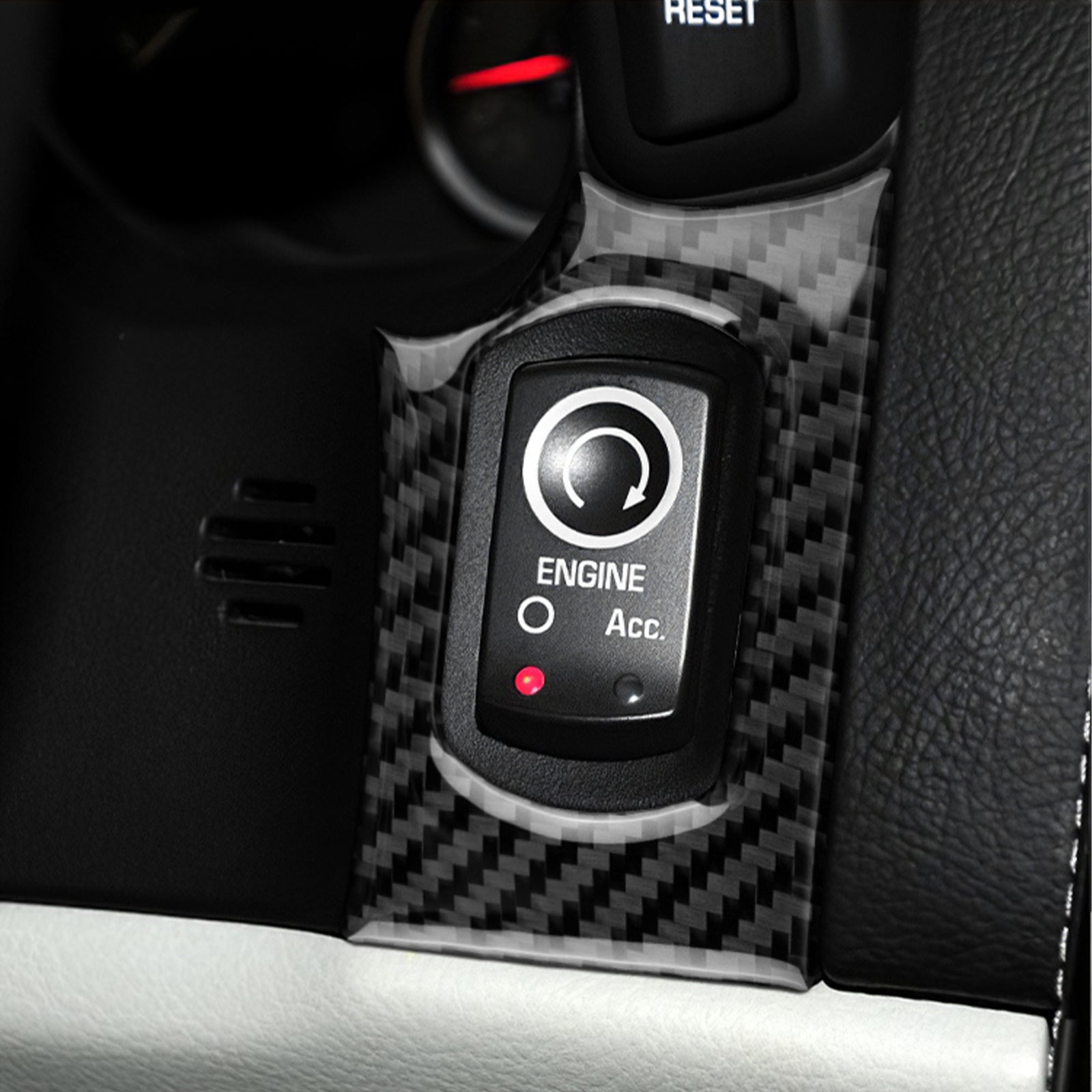 DynaCarbon™ Carbon Fiber Ignition Switch Trim for Corvette C6 2005-2007