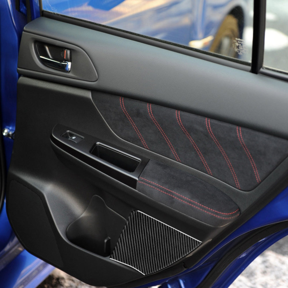DynaCarbon™ 4 PCS Carbon Fiber Front/Rear Door Panel For Subaru WRX 2015-2021
