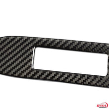DynaCarbon™️ Carbon Fiber LHD Passenger Dashboard Strip Trim Overlay for Ford Mustang 2015-2023