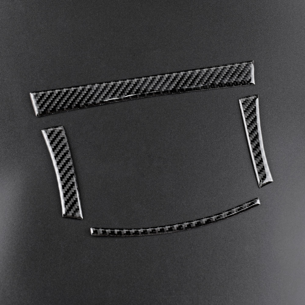 DynaCarbon™️ Carbon Fiber Multimedia Frame Trim Kit for Dodge Charger 2015-2023