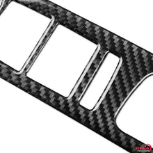 DynaCarbon™️ Carbon Fiber Car Window Control Frame Trim Overlay for BMW E60 5 Series 2008-2010