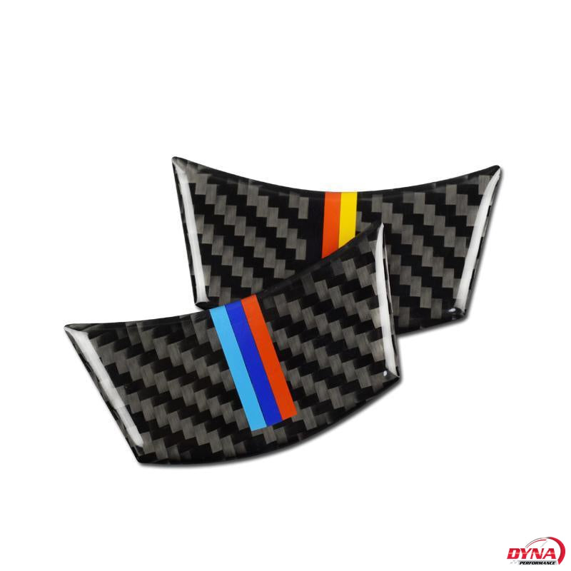 DynaCarbon™️ Carbon Fiber Steering Wheel Trim Overlay for BMW E60 E61 5 Series 2004-2010