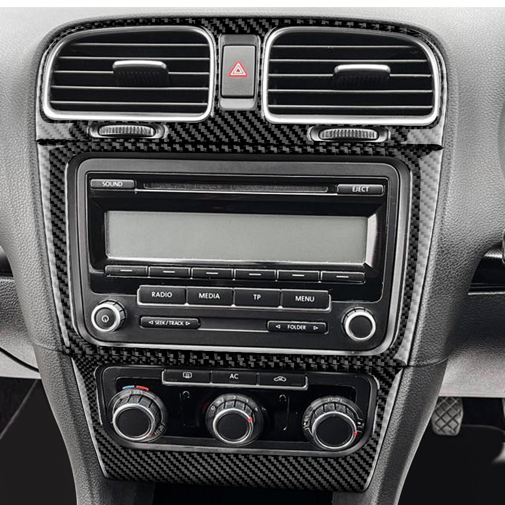 DynaCarbon™ Central Control Panel Trim for Volkswagen Golf MK6 2008-2013