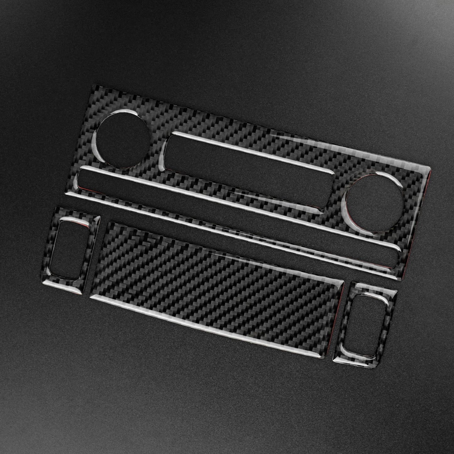 DynaCarbon™ Carbon Fiber Air Conditioning Control Panel Trim for Corvette C6 2005-2007