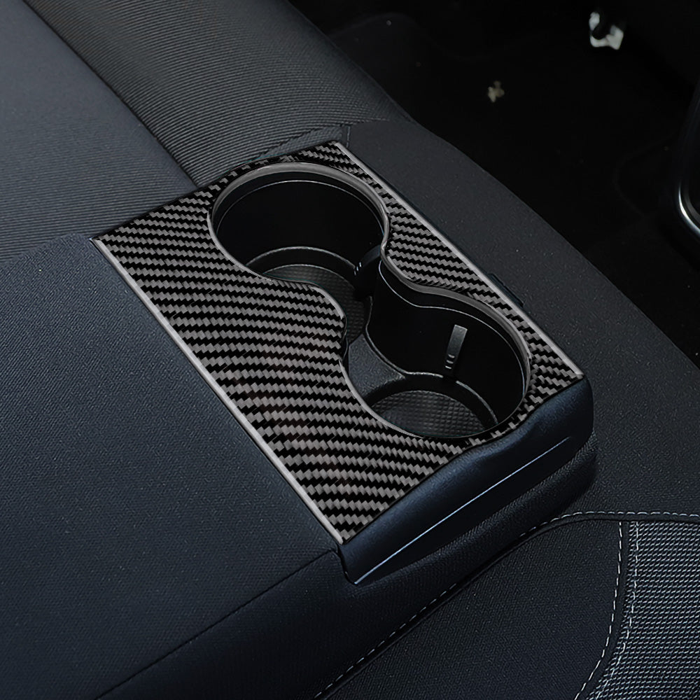 DynaCarbon™️ Carbon Fiber Rear Center Armrest Trim for Dodge Charger 2015-2022
