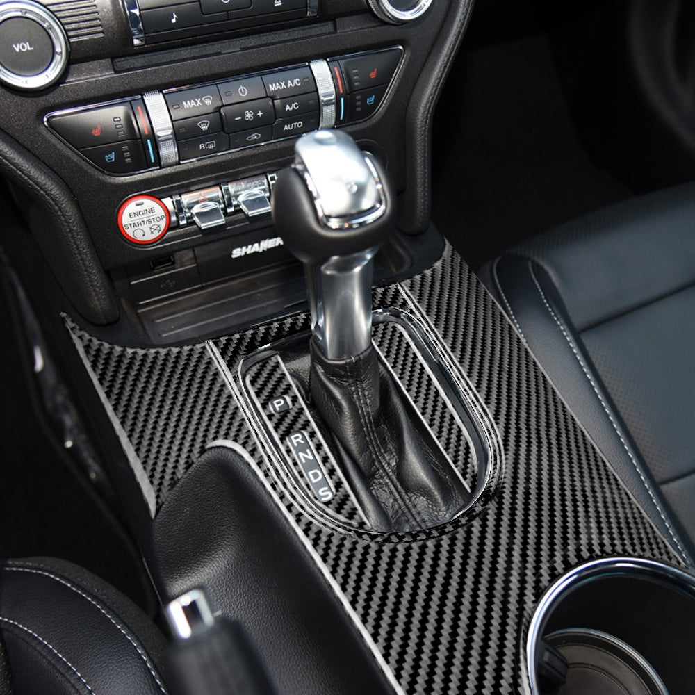 DynaCarbon Carbon Fiber LHD Full Center Console Trim Overlay
