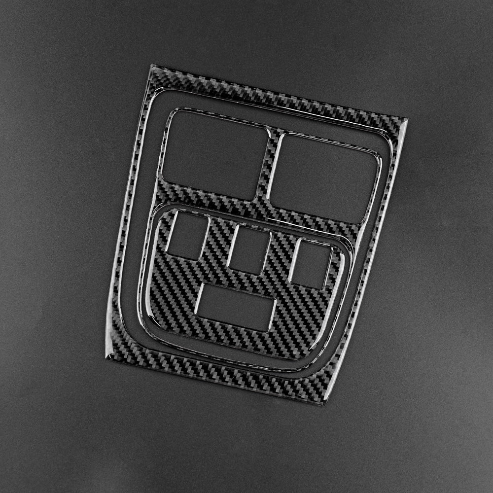 DynaCarbon™️ Carbon Fiber Rear Center Air Outlet Trim for Dodge Charger 2015-2023