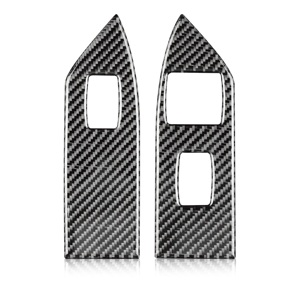 DynaCarbon™️ Carbon Fiber Window Control Trim For Ford Mustang 2005-2009
