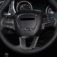 DynaCarbon™️ Carbon Fiber Steering Wheel Trim For Dodge Charger 2015-2022