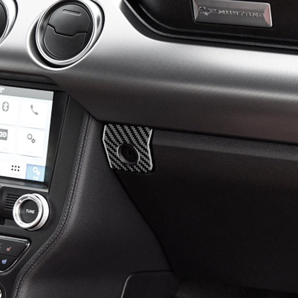 DynaCarbon™ 2 PCS Storage Box Kit Trim Overlay for Ford Mustang 2015-2023
