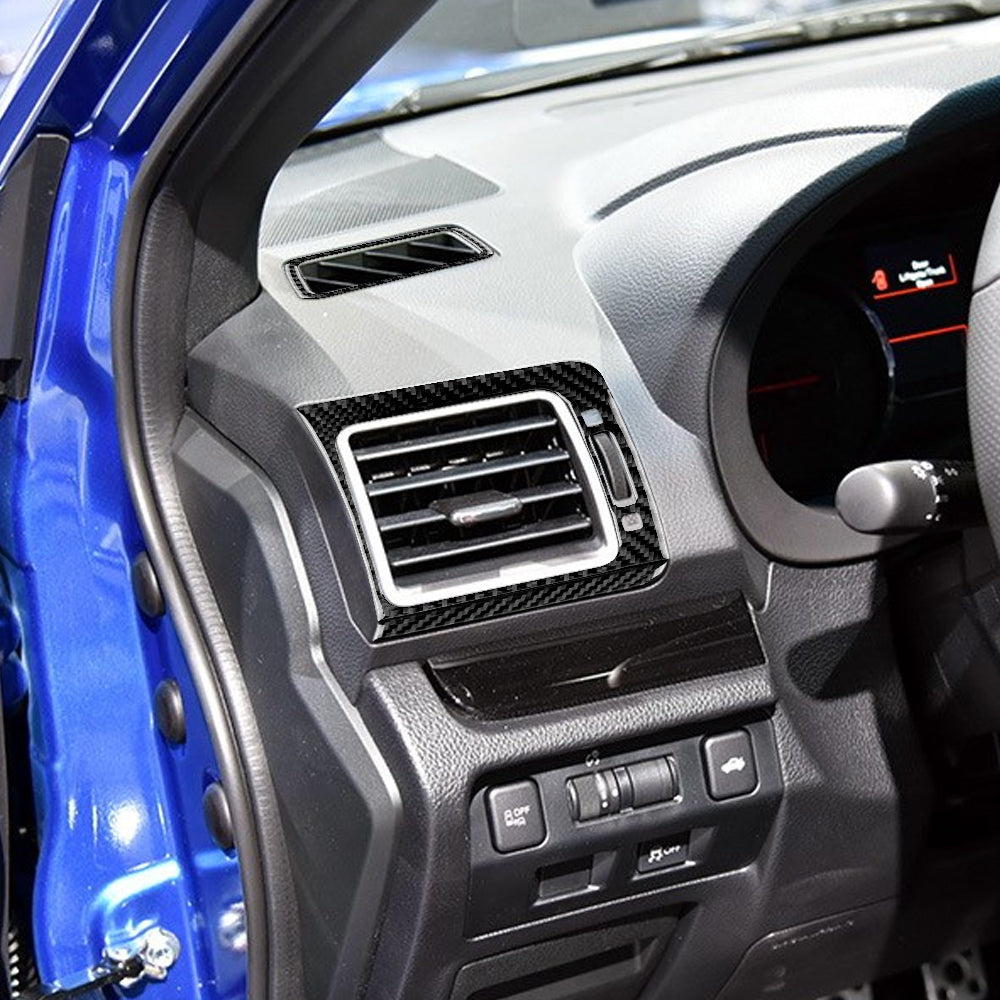 DynaCarbon™ 2 PCS Carbon Fiber Side Air Vent Outlet For Subaru WRX 2015-2021