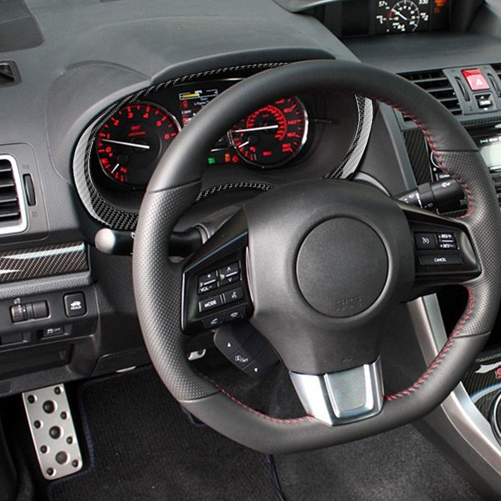 DynaCarbon™ Carbon Fiber Speedometer Surround Trim For Subaru WRX 2015-2021