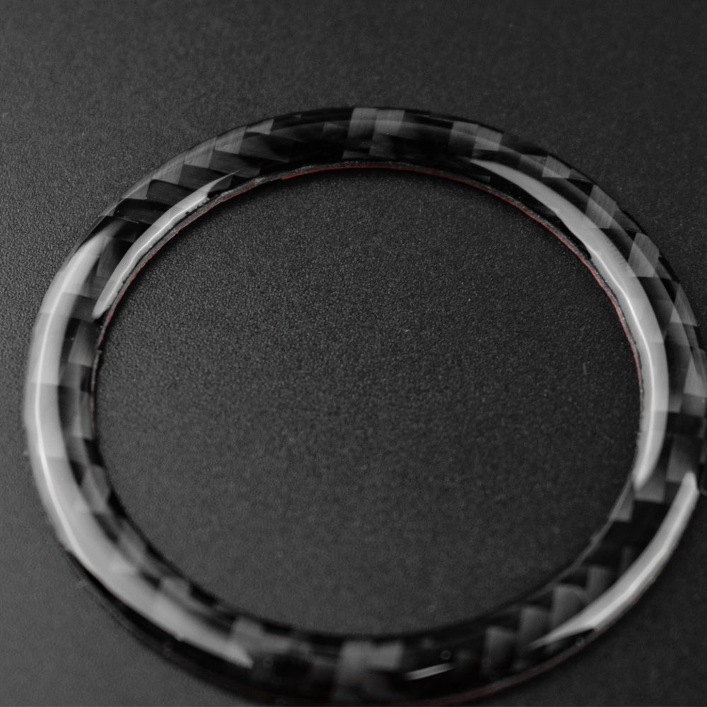 DynaCarbon™ Carbon Fiber Start Stop Button Ring Cover For Subaru WRX 2015-2021