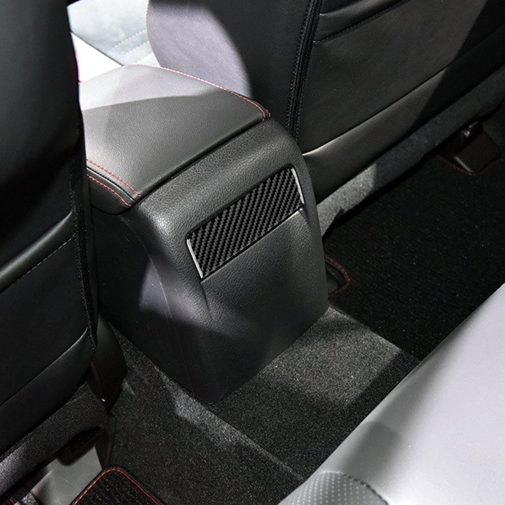 DynaCarbon™ Carbon Fiber Cup Holder Cover Trim For Subaru WRX 2015-2021