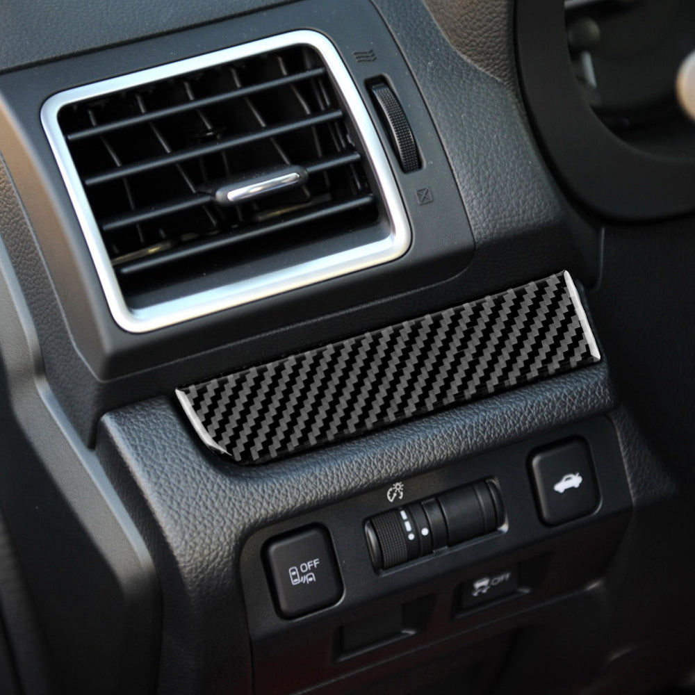 DynaCarbon™ 2PCS Carbon Fiber Glove Box Full Strip For Subaru WRX 2015-2021