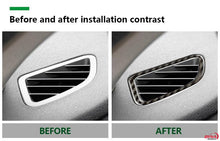 DynaCarbon™️ Carbon Fiber 2PCS Air Conditioning Vent Outlet Frame Trim Overlay for BMW X3 F25 X4 F26