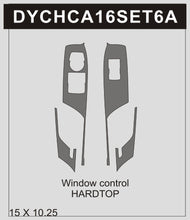 DynaCarbon™️ Carbon Fiber Window Control Trim for Chevrolet Camaro 2016-2021