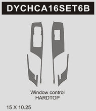 DynaCarbon™️ Carbon Fiber Window Control Trim for Chevrolet Camaro 2016-2021
