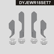 DynaCarbon™️ Carbon Fiber Door Panels for Jeep Wrangler Unlimited and Gladiator 2018-2023