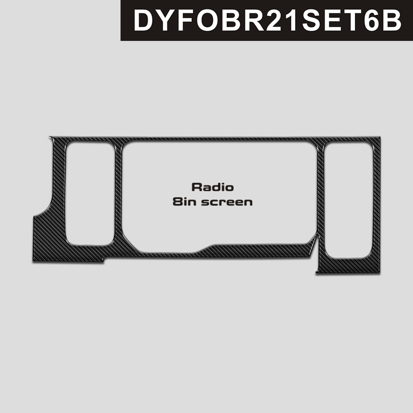 DynaCarbon™️ Carbon Multimedia Screen for Ford Bronco 2021-2024