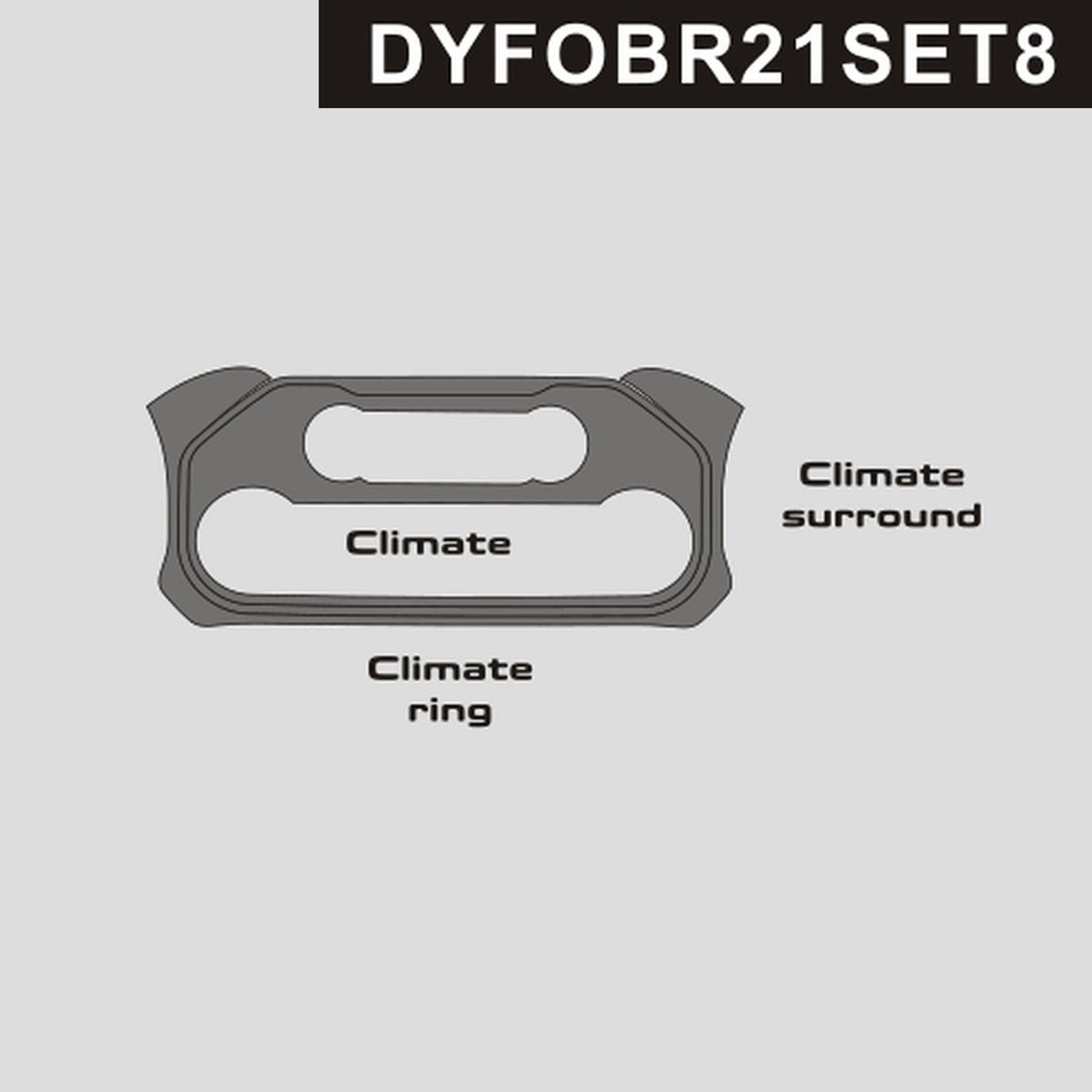 DynaCarbon™️ Carbon Climate Control for Ford Bronco 2021-2024