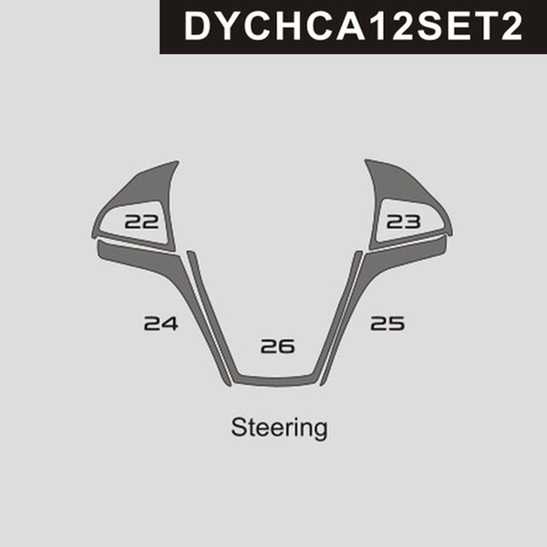 DynaCarbon™️ Carbon Steering Wheel Trim for Chevrolet Camaro 2012-2015
