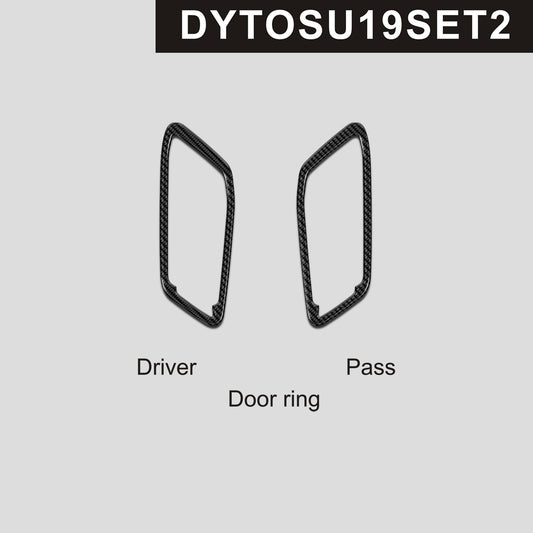 DynaCarbon™️ Carbon Fiber Door Rings Trim for Toyota Supra 2019-2023