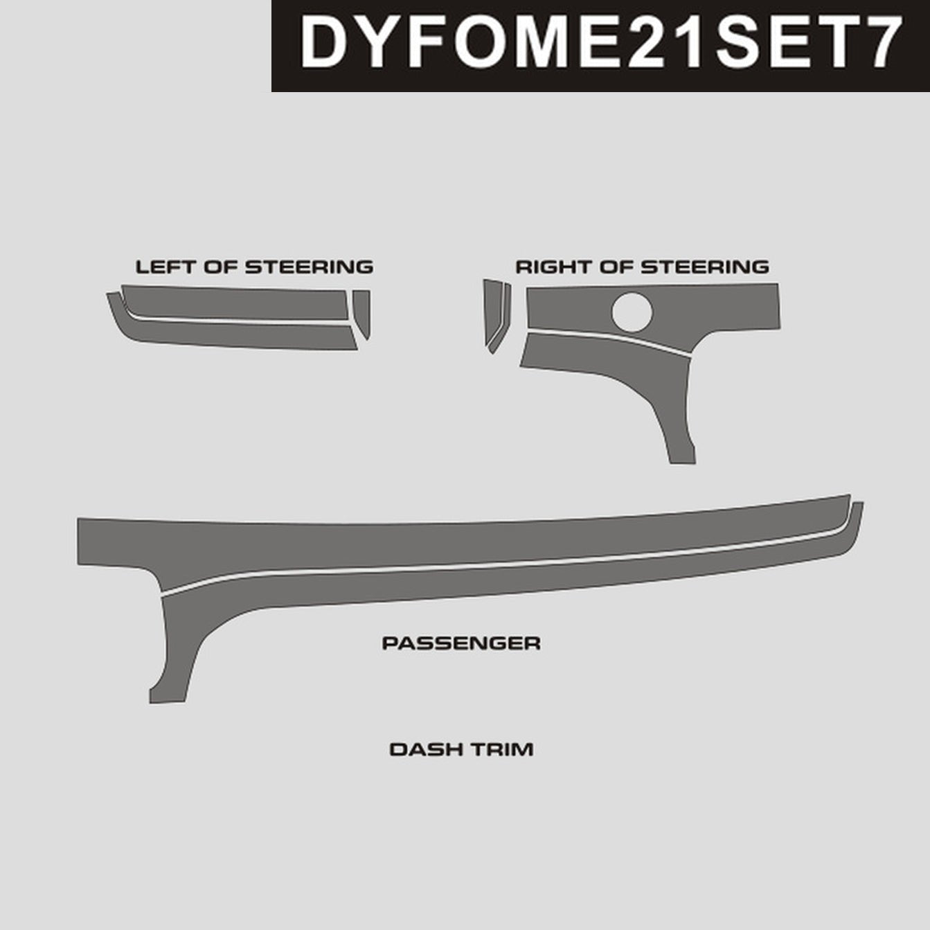 DynaCarbon™️ Carbon Fiber Dash Trim For Ford Mustang Mach E 2021-2026