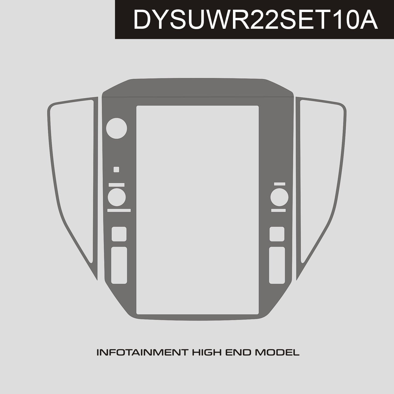 DynaCarbon™️ Carbon Infotainment Trims for Subaru WRX 2022-2024