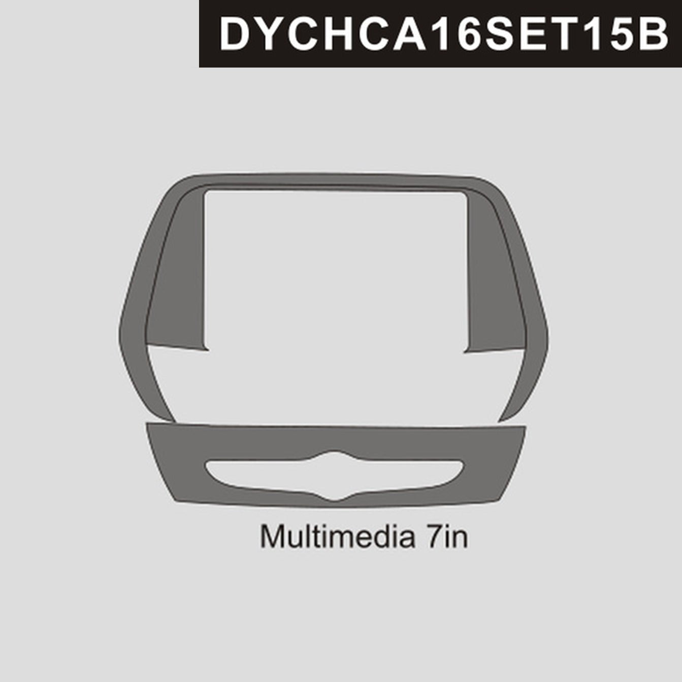 DynaCarbon™️ Carbon Fiber Multimedia Screen for Chevrolet Camaro 2016-2023