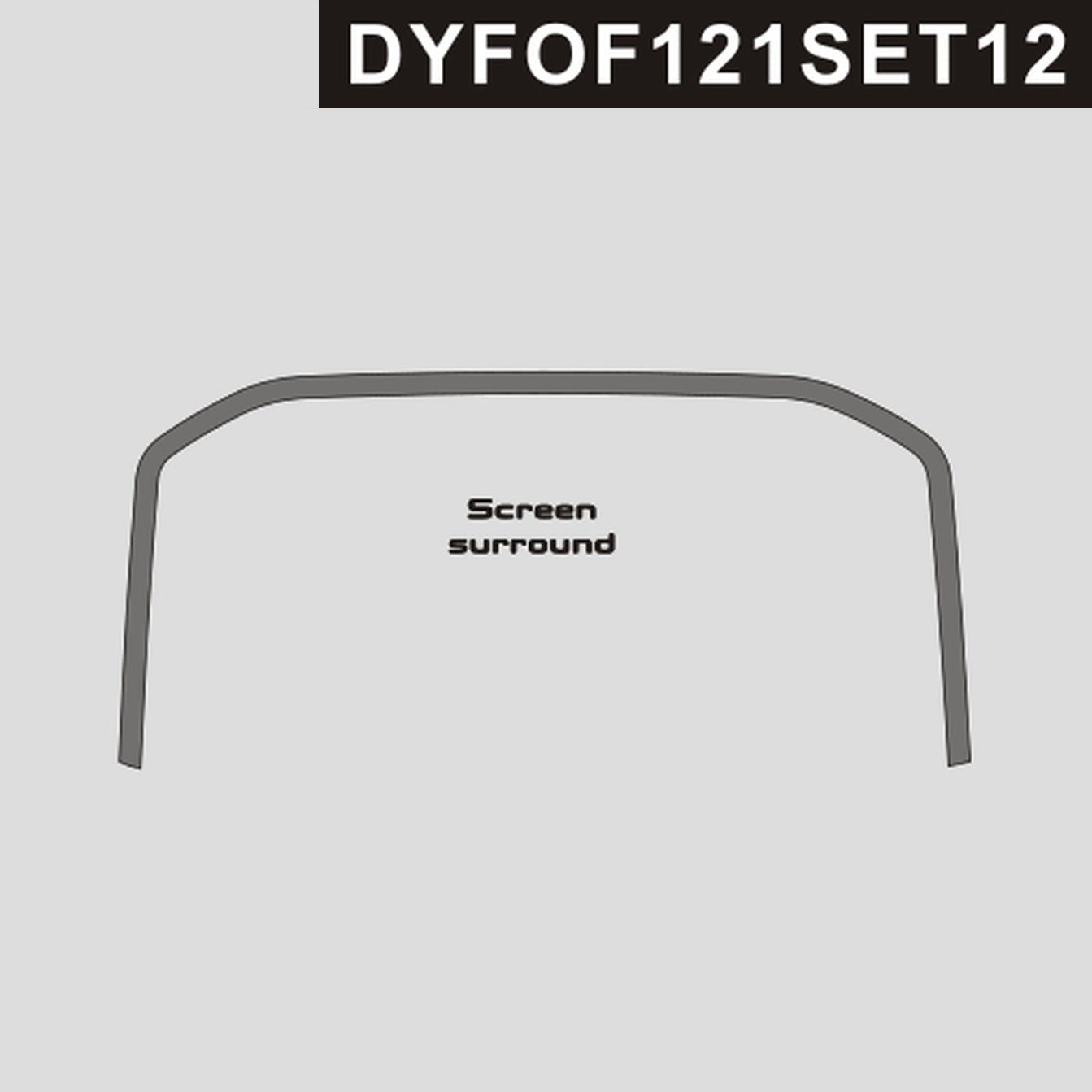 DynaCarbon™️ Carbon Multimedia Surround Trim for Ford F-150 2021-up