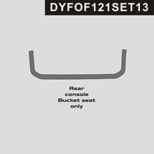 DynaCarbon™️ Carbon Rear of Center Console Trim for Bucket Seats for Ford F-150 2021-up