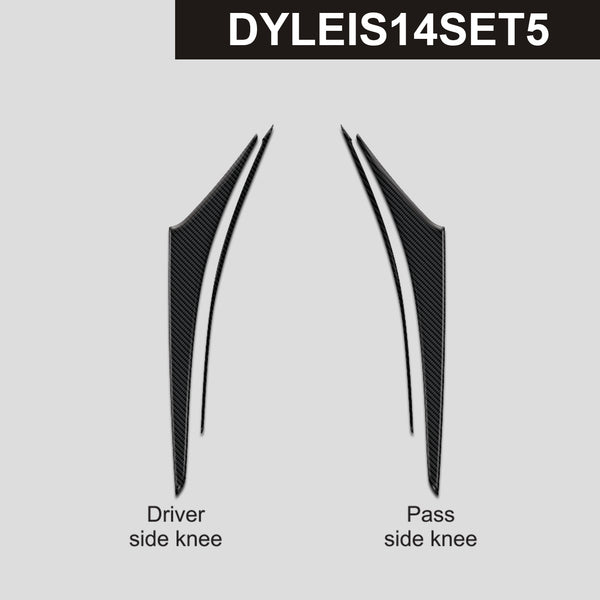 DynaCarbon™️ Carbon Left and Right of Center Console for Lexus IS 2014-2020