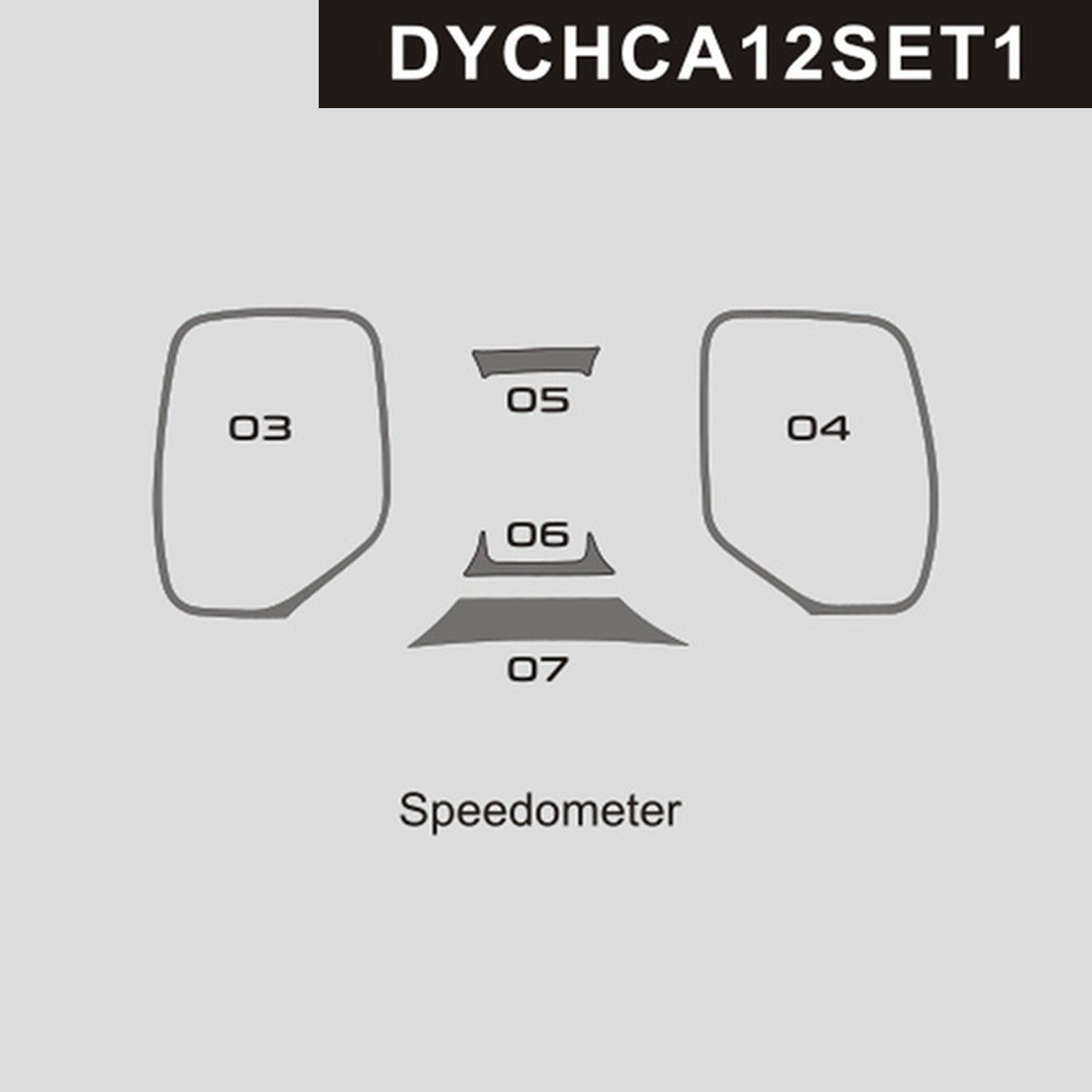 DynaCarbon™️ Carbon Speedometer Gauges Trim for Chevrolet Camaro 2012-2015