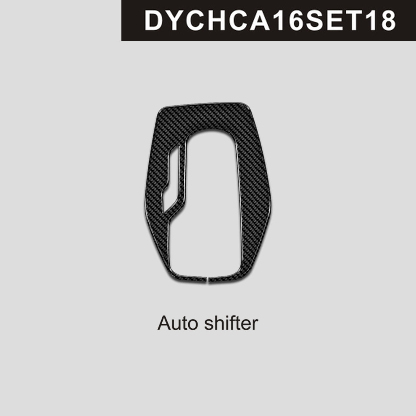 DynaCarbon™️ Carbon Fiber Auto Shifter Plate for Chevrolet Camaro 2016-2023