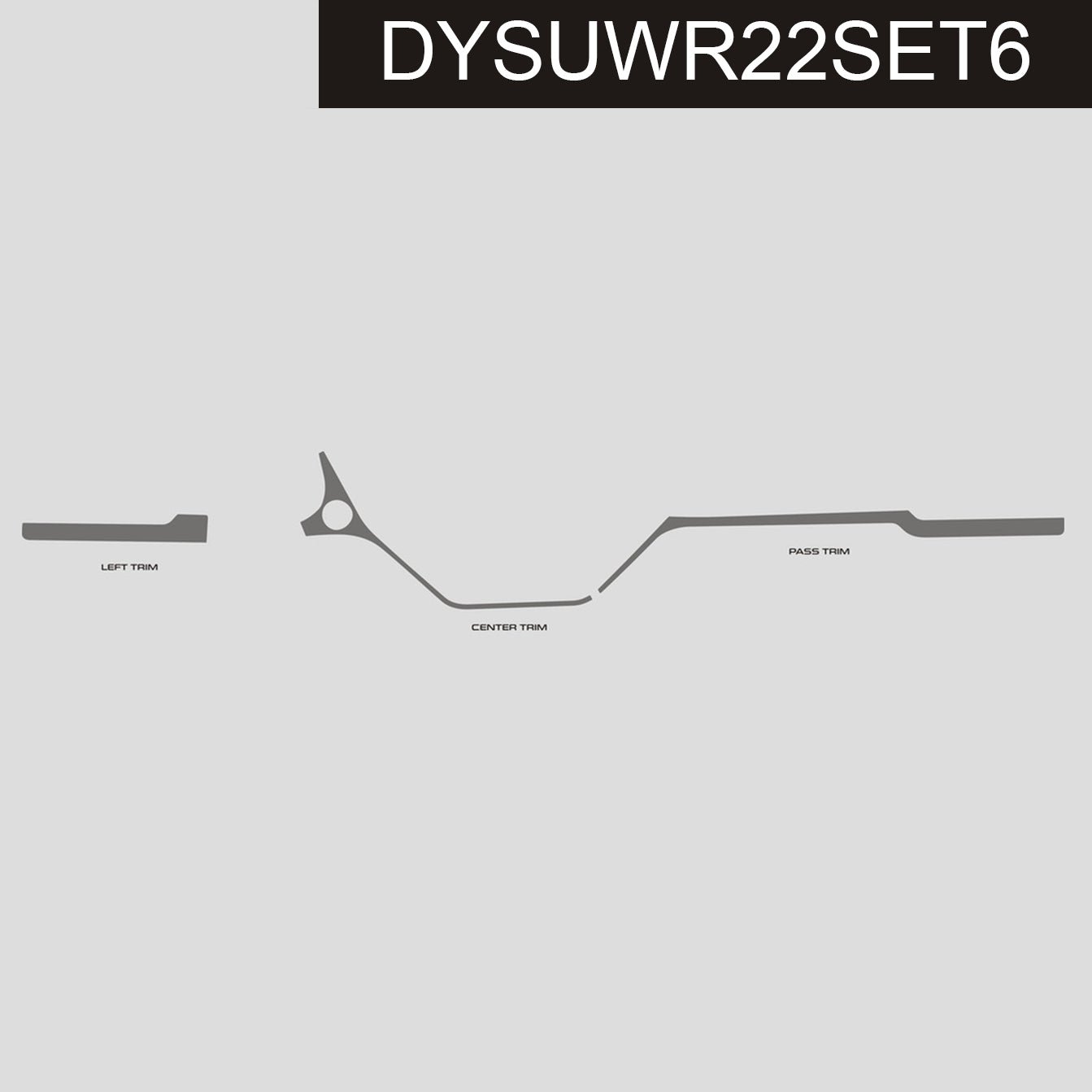 DynaCarbon™️ Carbon Start Button Dash Trim for Subaru WRX 2022-2024
