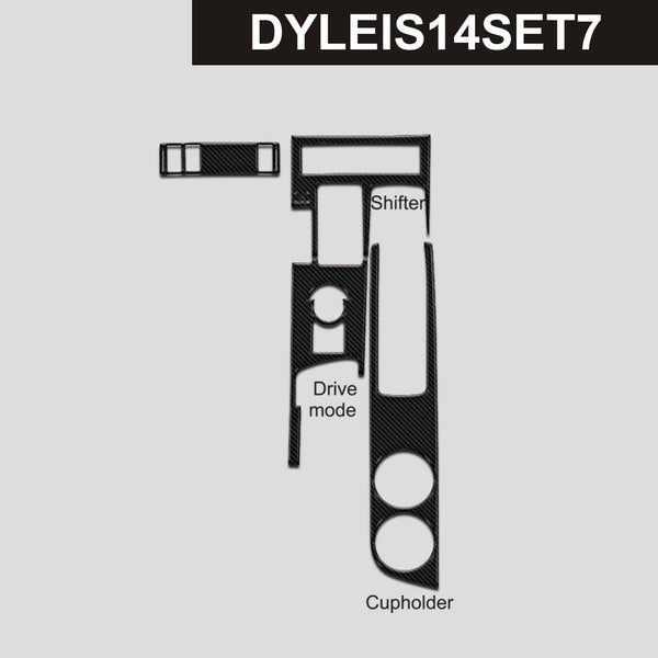 DynaCarbon™️ Carbon Center Console for Lexus IS 2014-2020